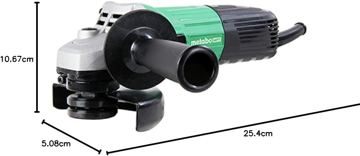 Metabo HPT G12SS2M, 4-1/2'' Grinder, 5.0 Amps, AC, Top Slide Switch