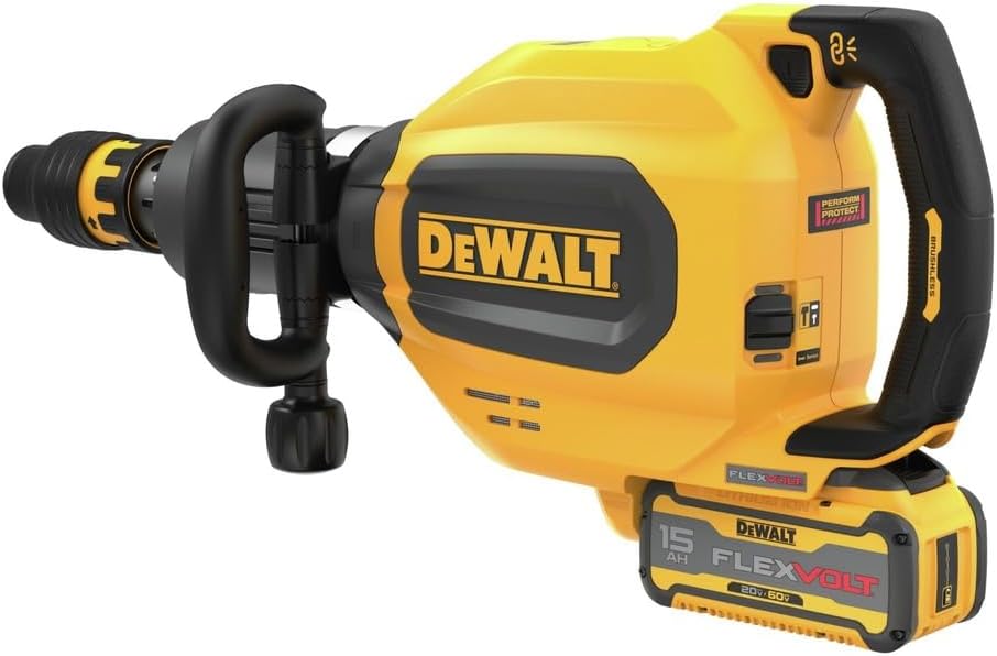 DEWALT DCH911Z2, 60V 27 Lbs. SDS MAX Inline Chipping Hammer Kit