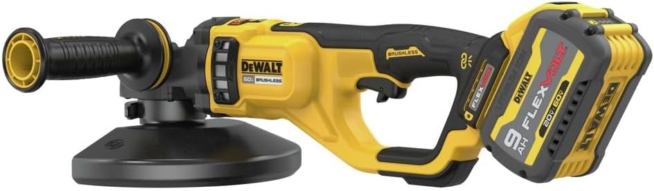 DEWALT DCG460X2, 60V Max 7 "-9" Large Angle Grinder Kit (9.0 Ah)