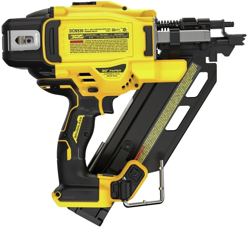 DEWALT DCN930B, 20V MAX XR Li-Ion Brushless Dual Speed Framing Nailer (Tool Only)