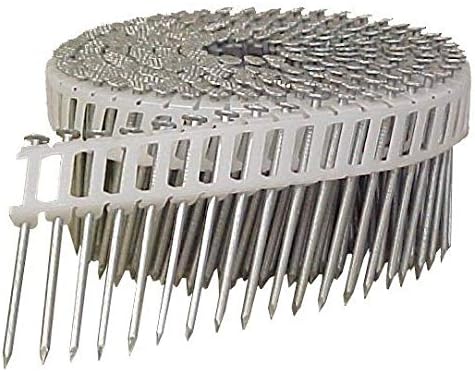 Metabo HPT 13375HPT, Plastic Sheet Hot Dipped Galvanized Coil Fiber Cement Nails 2" x .092 SM 6000 Count