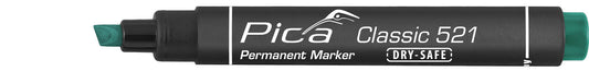Pica 521/36, Permanent marker 2-6mm, Chisel tip, green