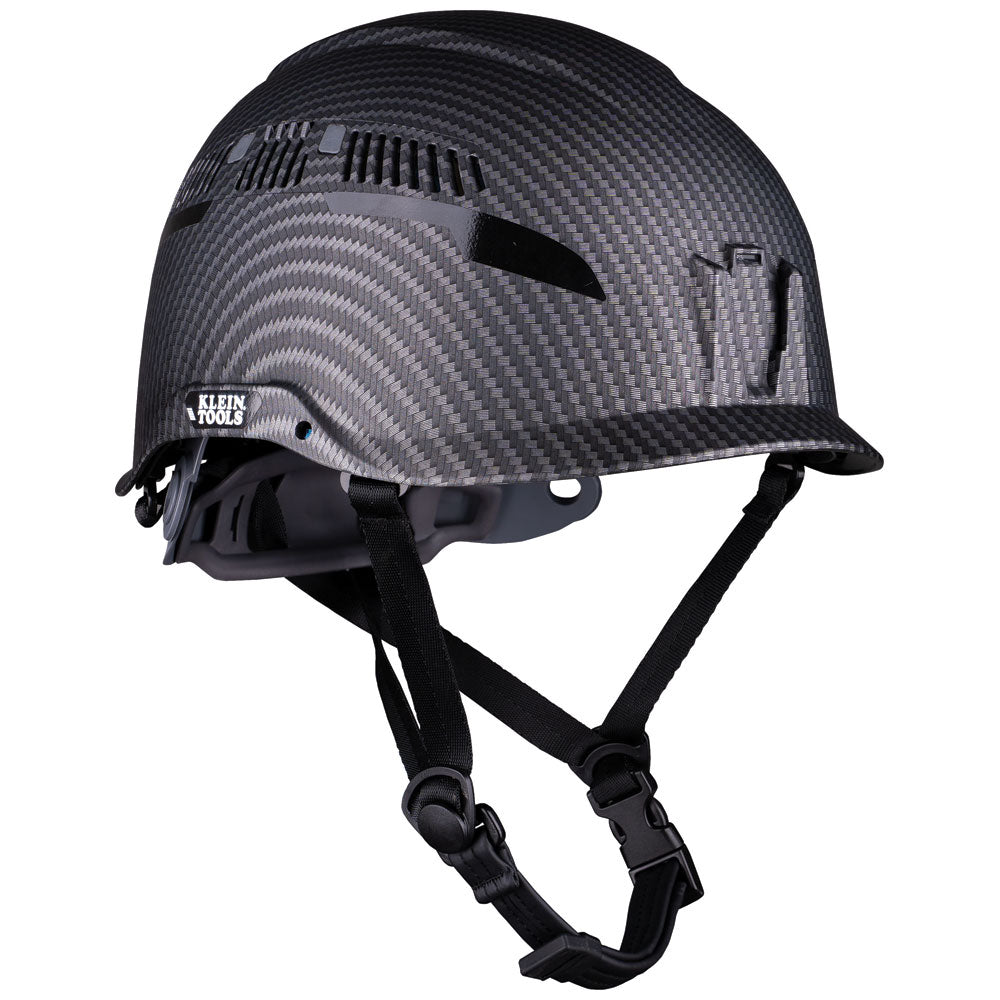Klein Tools 60516, Safety Helmet, Premium KARBN™ Pattern, Class C, Vented
