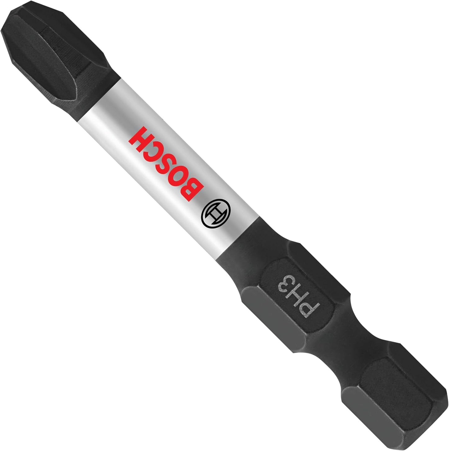 BOSCH ITPH32B, Impact Tough Phillips #3 Power Bits 2'' (Bulk 10)