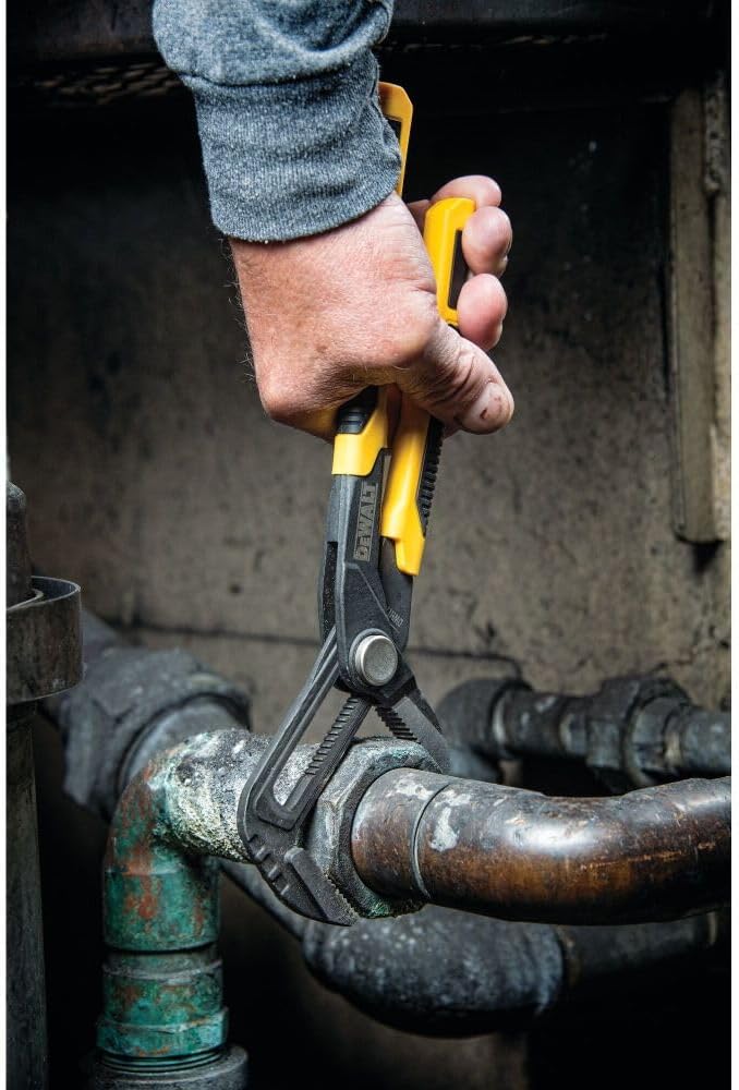 DEWALT DWHT74427, 10'' STRAIGHT JAW PUSHLOCK PLIERS