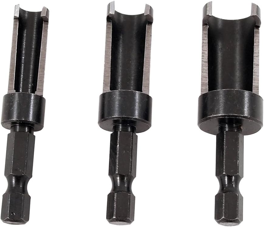 Milescraft 5340, 3pc. PlugCutter Set (1/2", 3/8", 1/4")