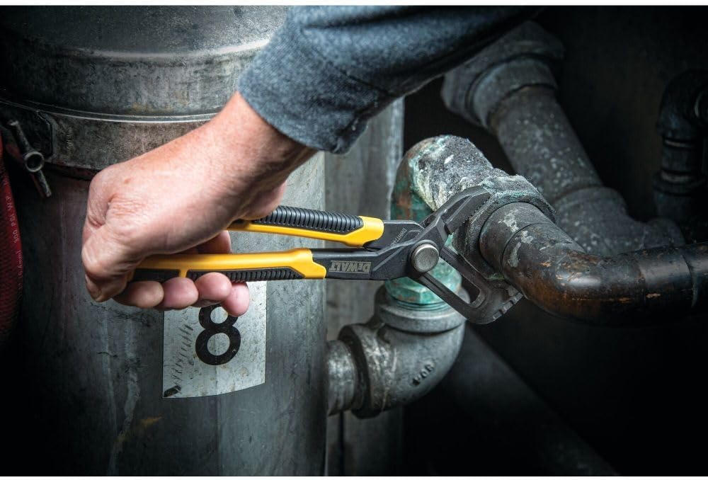 DEWALT DWHT74427, 10'' STRAIGHT JAW PUSHLOCK PLIERS