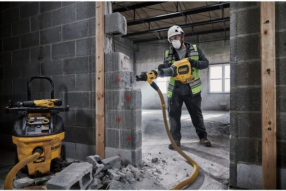 DEWALT DCH911Z2, 60V 27 Lbs. SDS MAX Inline Chipping Hammer Kit