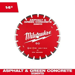 Milwaukee 49-93-7240, 14"x.125x1/20MM ASPHALT/GREEN
