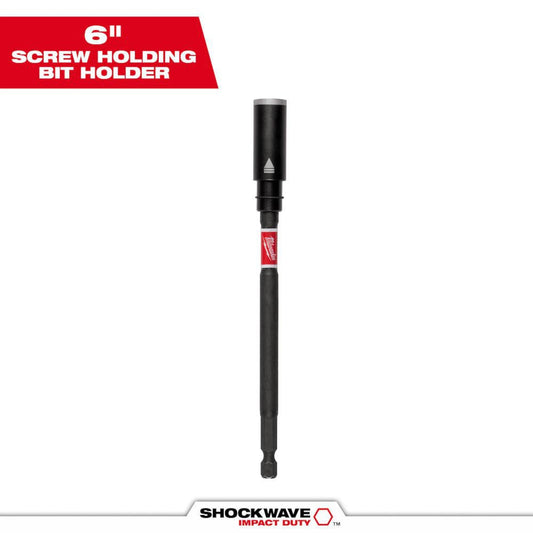 Milwaukee 48-32-7904, SHOCKWAVE™ Impact Duty Screw-Holding Bit Holder 6"