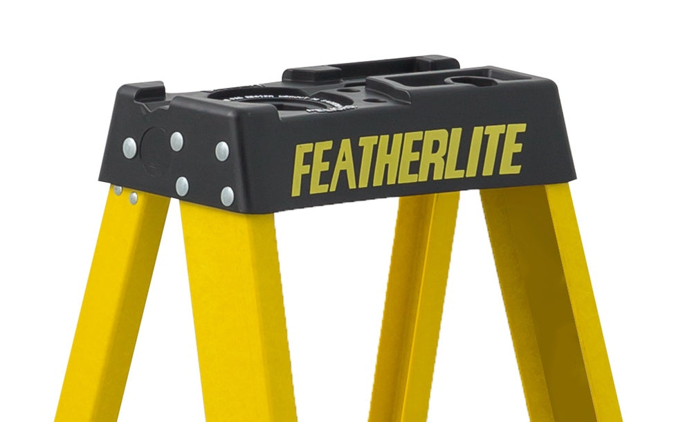 Featherlite 6910, 10′ Extra-Heavy Duty Fiberglass Stepladder (IN-STORE PICKUP ONLY)