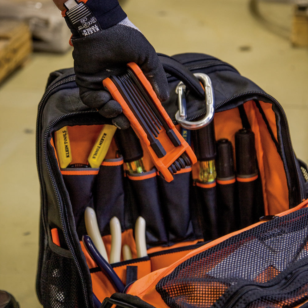Klein Tools 70552, Pro Folding Hex Key Set, SAE and Metric