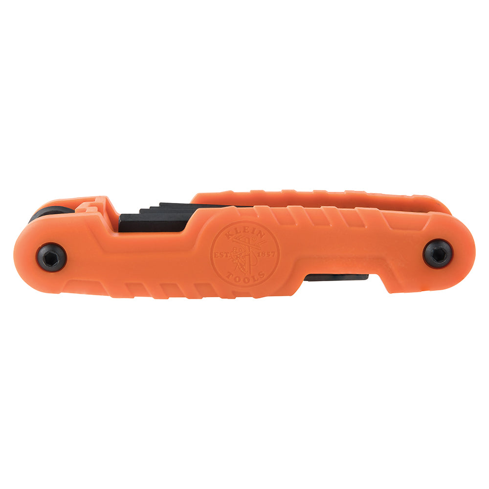 Klein Tools 70553, Pro Folding Hex Key Set, 31-Key, SAE, Metric, TORX® Sizes, 3-Piece