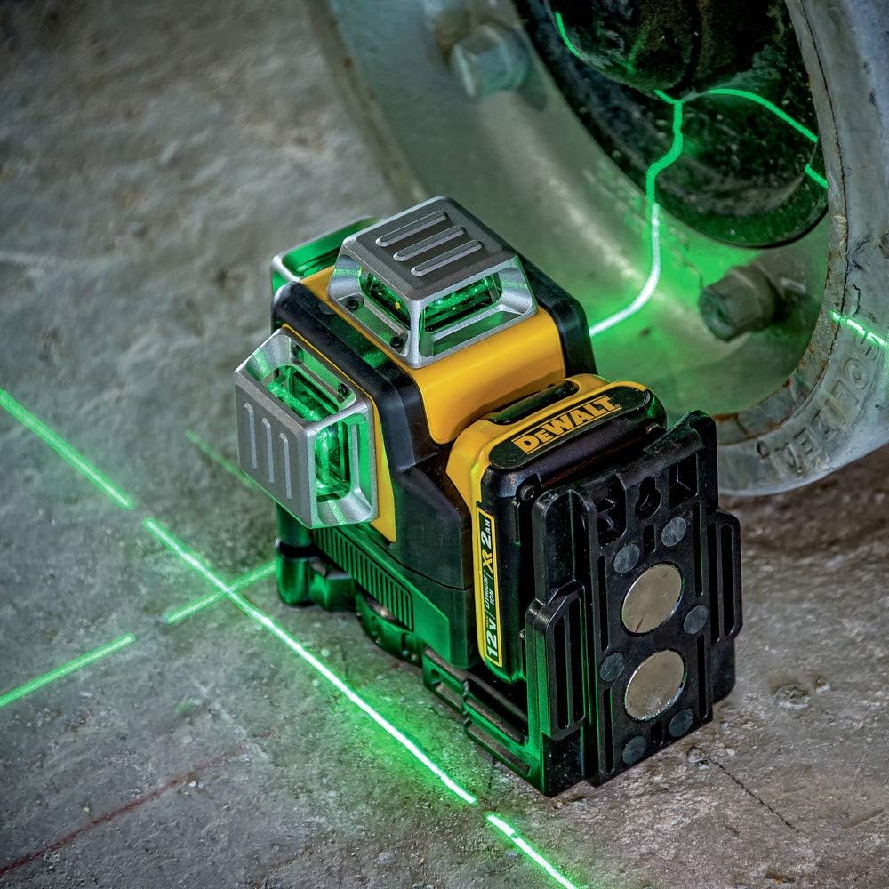 DEWALT DW089LG, 12V MAX* 3 x 360 Green Line Laser