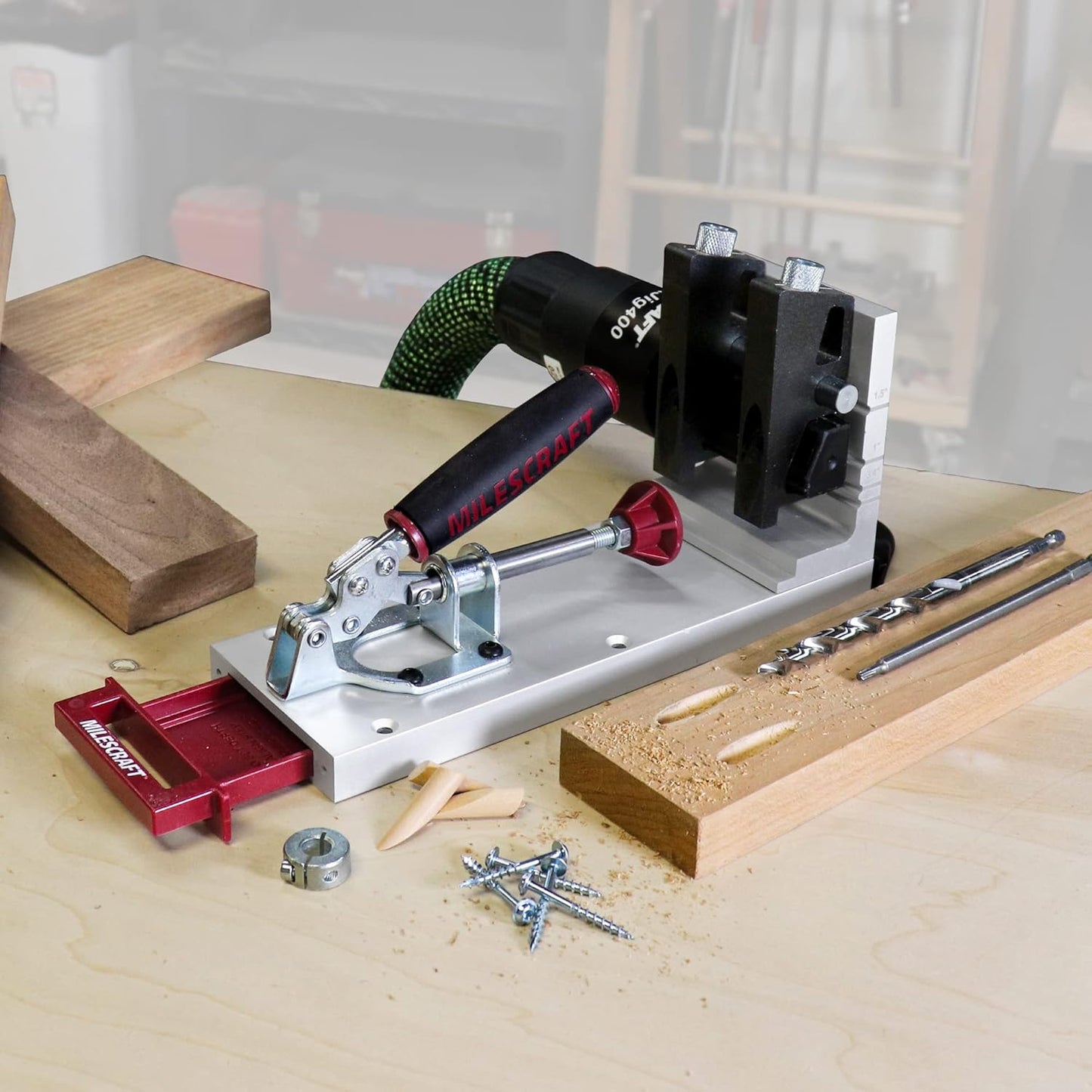 Milescraft 1327, Pocket Jig 400 Professional Pocket Hole Kit