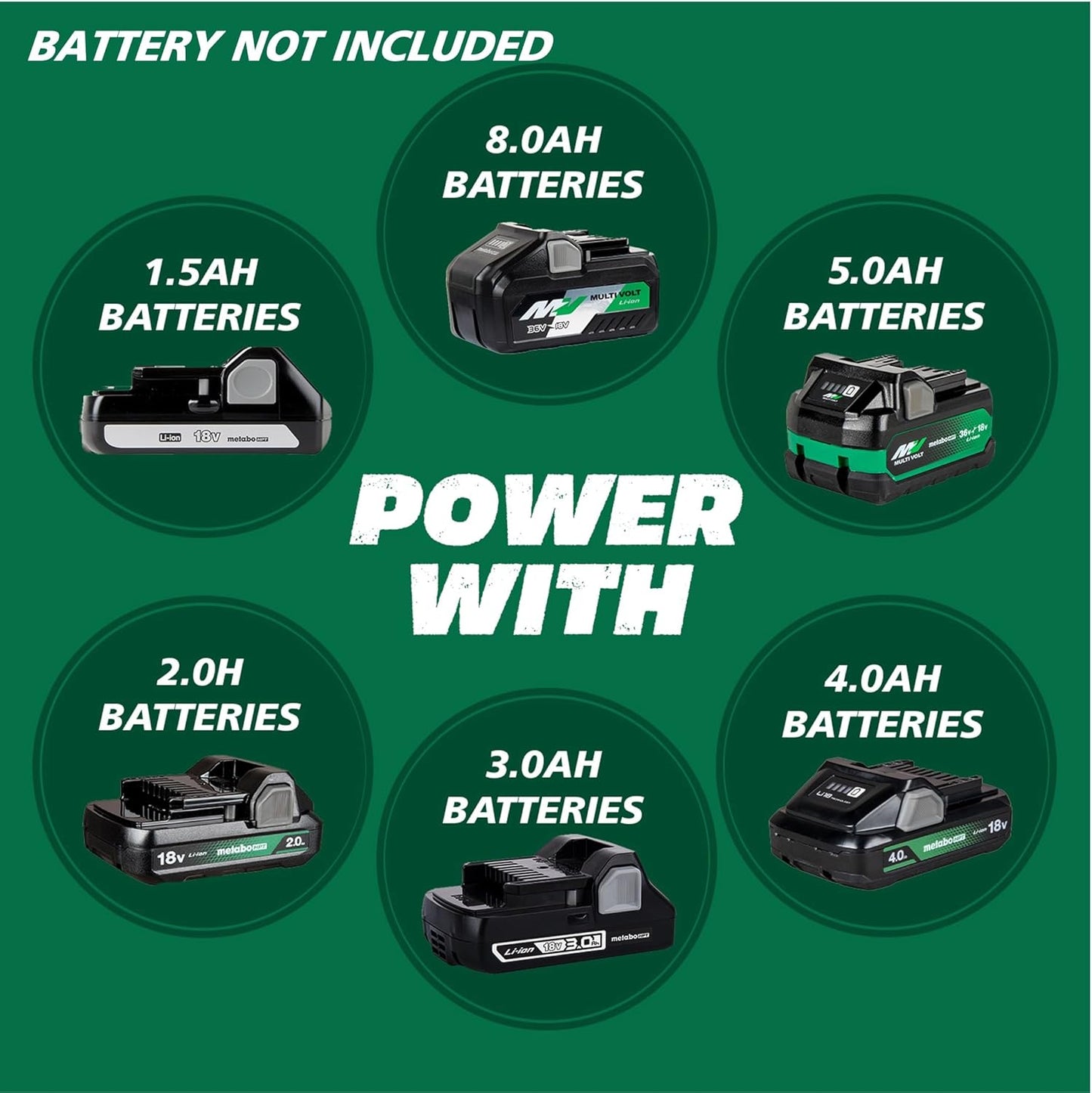Metabo HPT C1807DAQ4M,  18V MultiVolt 7-1/4 Inch Cordless Circular Saw (Tool Only)