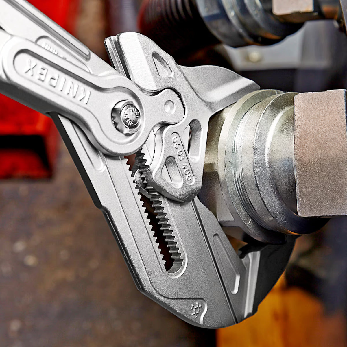 Knipex 86 03 400 SBA, Pliers Wrench Chrome 16"