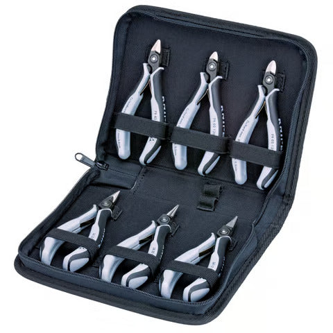 Knipex 00 20 16 P ESD, 6 Pc ESD Tool Set in Zipper Pouch