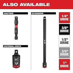 Milwaukee 49-66-6818, SHOCKWAVE Impact Duty™ Socket 1/2” Dr 16PC MM TRAY Set