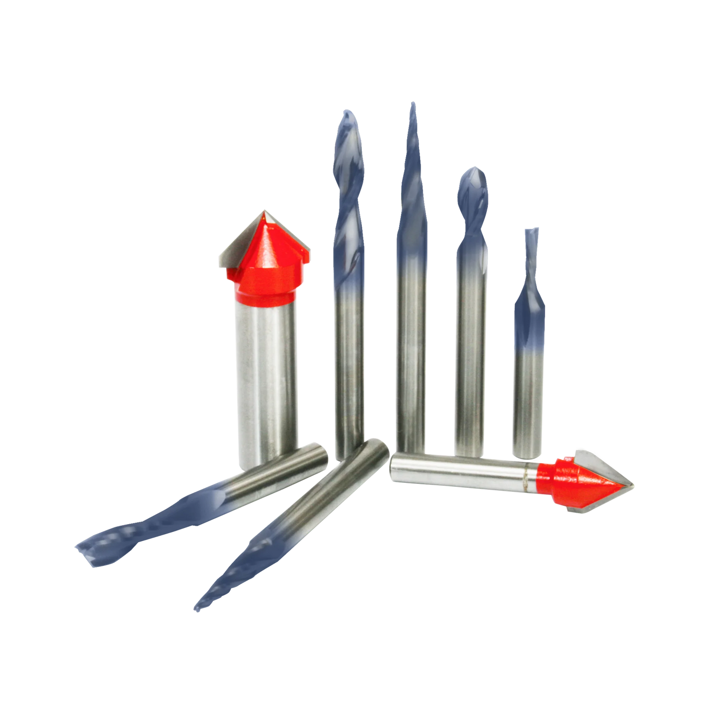 Freud 87-108, 8 Piece CNC Router Bit Signmaking Set