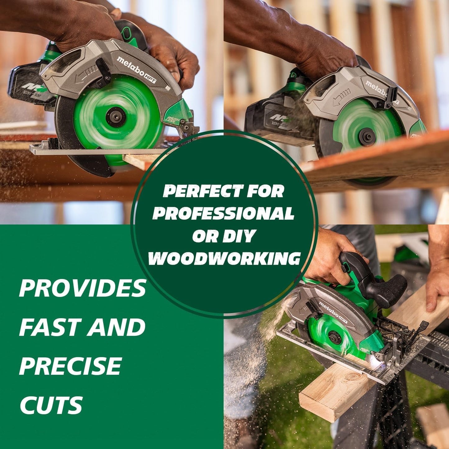 Metabo HPT C1807DAQ4M,  18V MultiVolt 7-1/4 Inch Cordless Circular Saw (Tool Only)