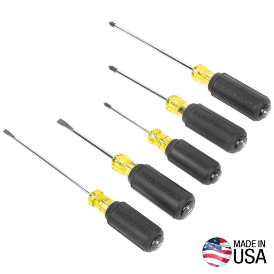 Klein Tools 85805, All-Purpose Screwdriver Set, 5-Piece
