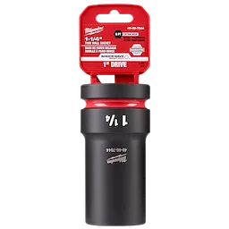 Milwaukee 49-66-7844, SHOCKWAVE Impact Duty™ 1" Drive 1-1/4" Thin Wall Extra Deep 6 Point Socket