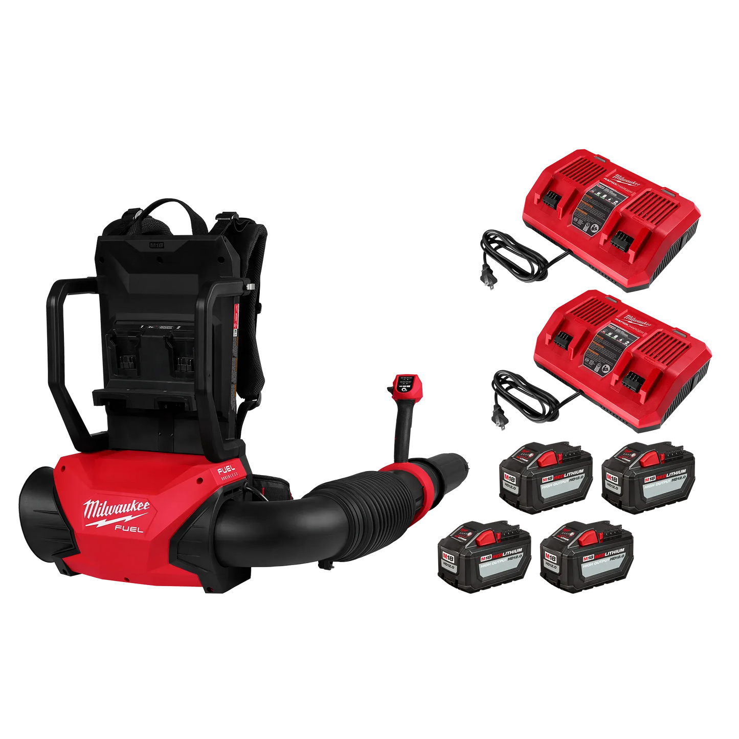 Milwaukee 3009-24HD, M18 FUEL™ Dual Battery Backpack Blower Kit