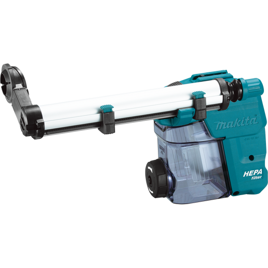 Makita DX10, Dust Extractor Attachment with HEPA Filter Cleaning Mechanism