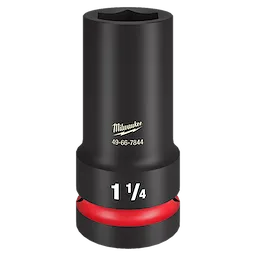 Milwaukee 49-66-7844, SHOCKWAVE Impact Duty™ 1" Drive 1-1/4" Thin Wall Extra Deep 6 Point Socket