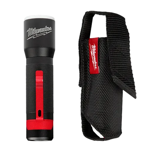 Milwaukee 2107S, 325L Focusing Flashlight W/ Holster