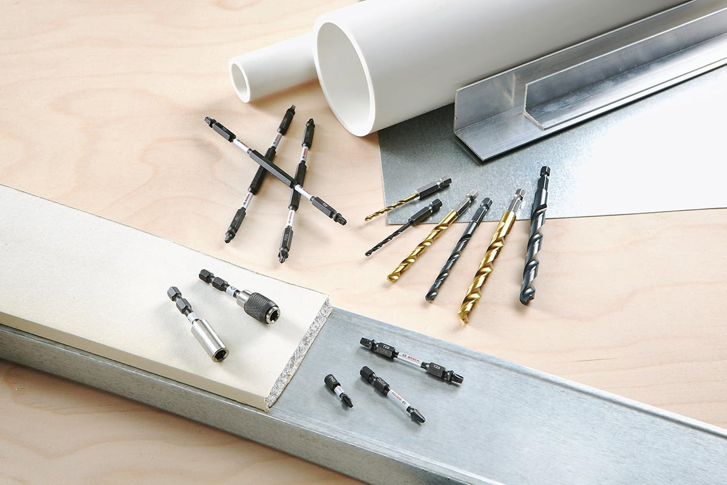 BOSCH ITSQ16B, Impact Tough 6 In. Square #1 Power Bits (Bulk 10)