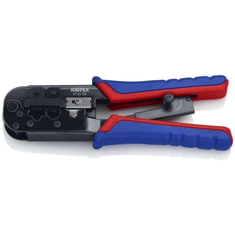 Knipex 97 51 10, Crimping Pliers for Western Plugs