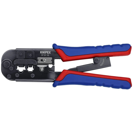 Knipex 97 51 10, Crimping Pliers for Western Plugs