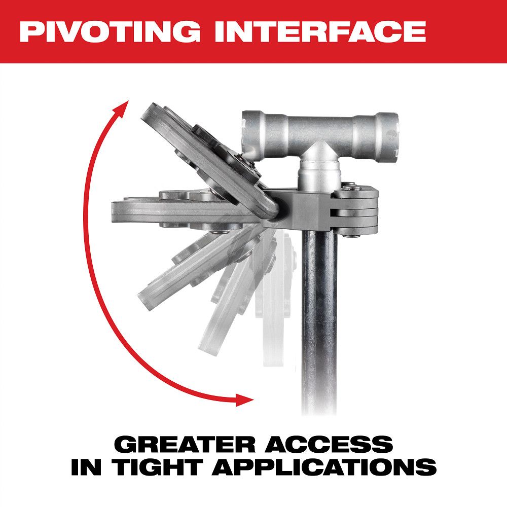 Milwaukee 49-16-2683, 1/2" - 2" IPS-P Jaw & Pivoting Ring Kit for M18 FORCE LOGIC Press Tools
