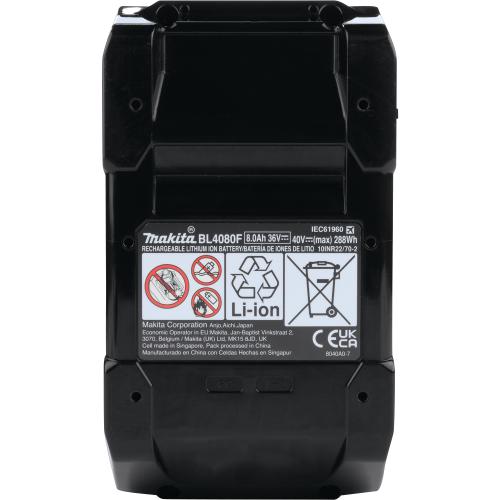 Makita BL4080F 40V MAX LI-ION BATTERY BL4080F with Charge Level Indicator