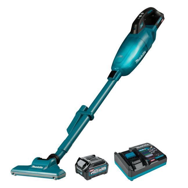 Makita CL001GD106, 40V Max XGT Stick Vacuum Cleaner Kit – Button Switch & 2.5Ah Battery