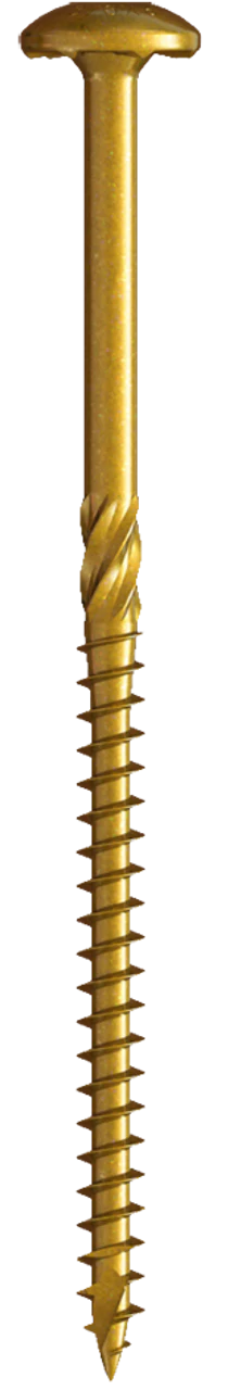 U2 Fasteners S22104000B, Construction Screw 3/8 X 4" (300/pkg)