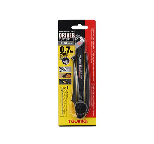 Tajima DC-561, [L]  Driver Cutter™, dial lock blade lock, 3 x Razar Black Blade™