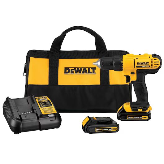 DEWALT DCD771C2, 20V MAX LI-ION COMPACT DRILL/DRIVER KIT DISCONTINUED