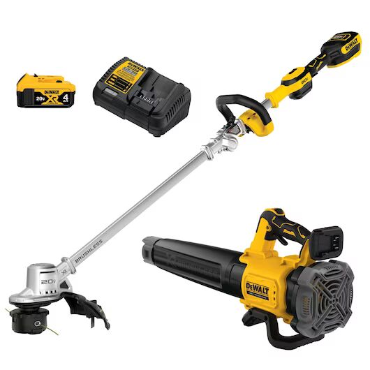 DEWALT DCKO222M1, 20V MAX Li-Ion Brushless Blower and String Trimmer Combo Kit (NEW)