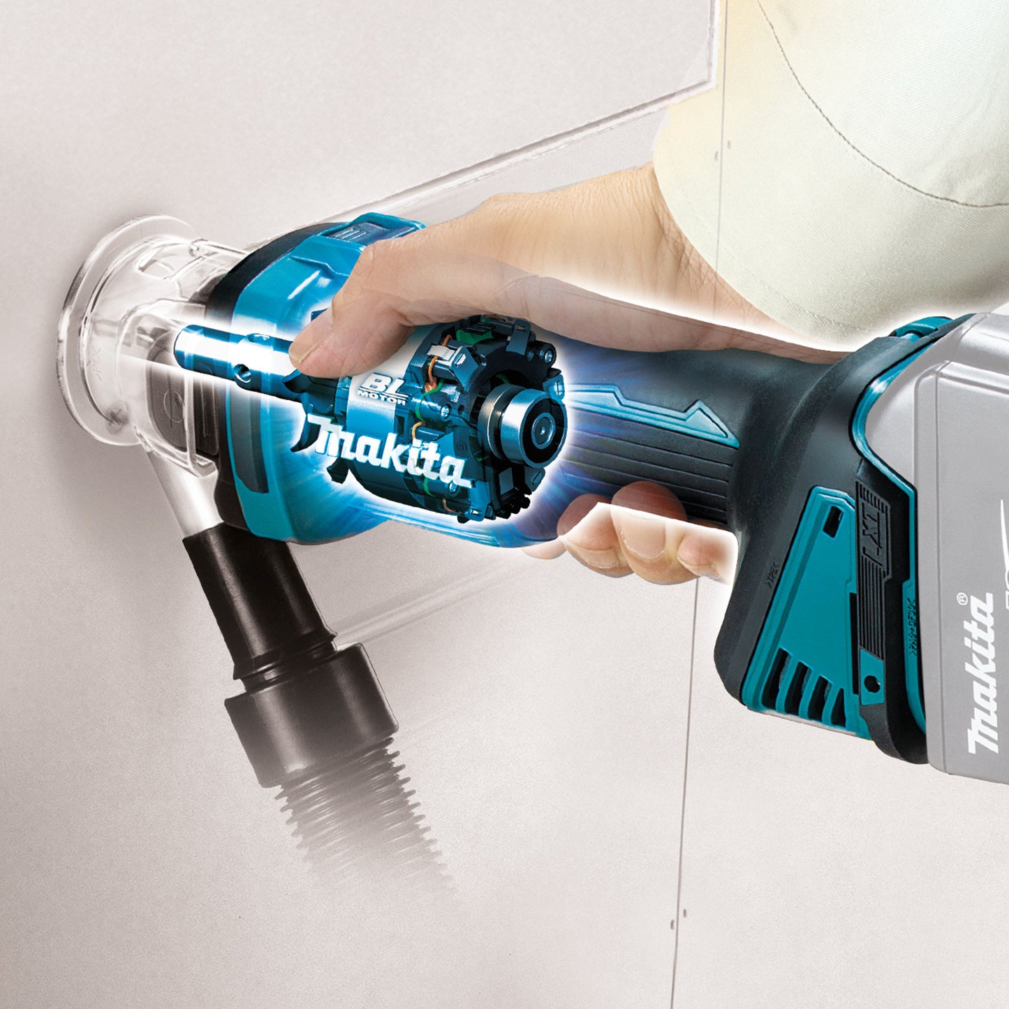 Makita DCO181Z, Drywall Cut-Out Tool Brushless Motor AWS