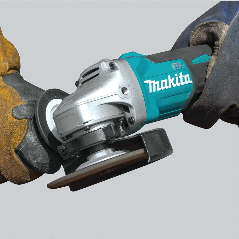 Makita DGA454Z, 18V LXT Brushless 4-1/2" Grinder, Slide Switch (Tool Only)