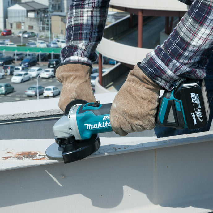 Makita DGA504Z, 5" Brushless Cordless Angle Grinder Thumb Switch with Lock-On (Tool Only)