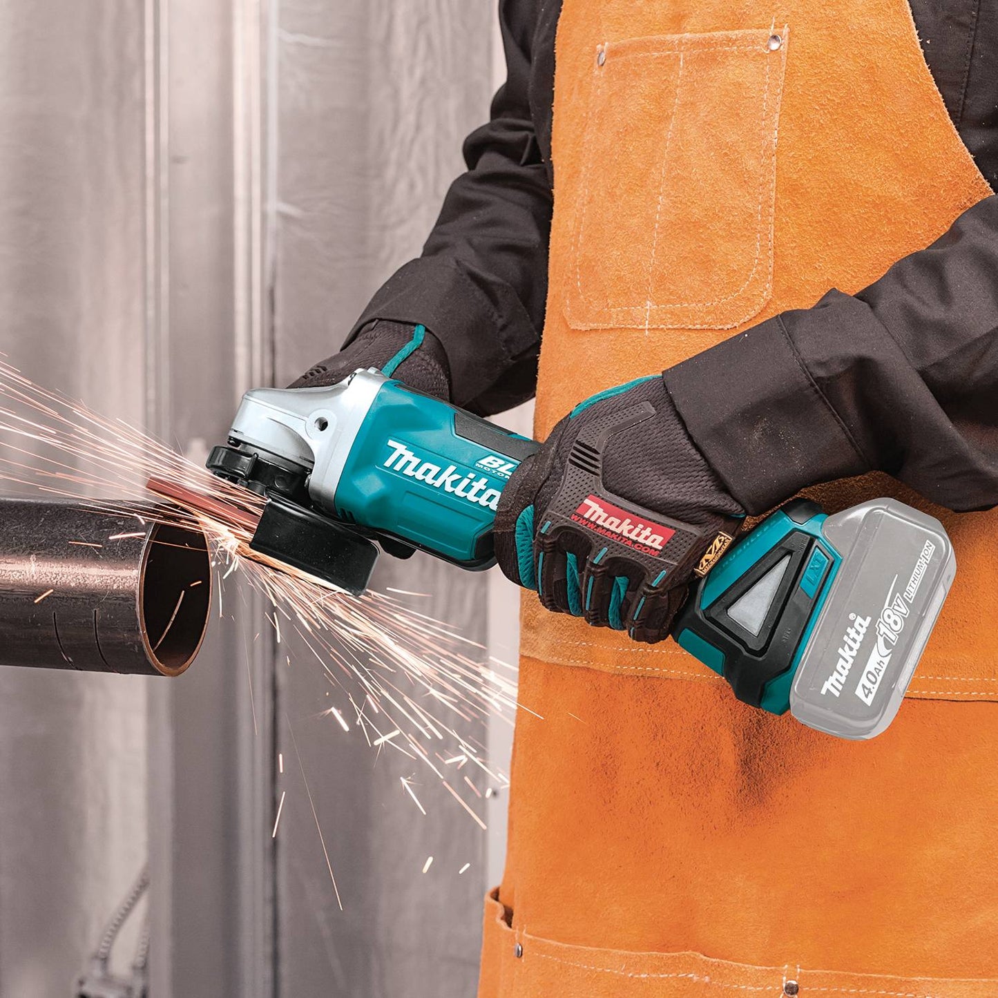 Makita DGA505Z, 18V LXT Brushless 5" Grinder, Paddle Switch (Tool Only)