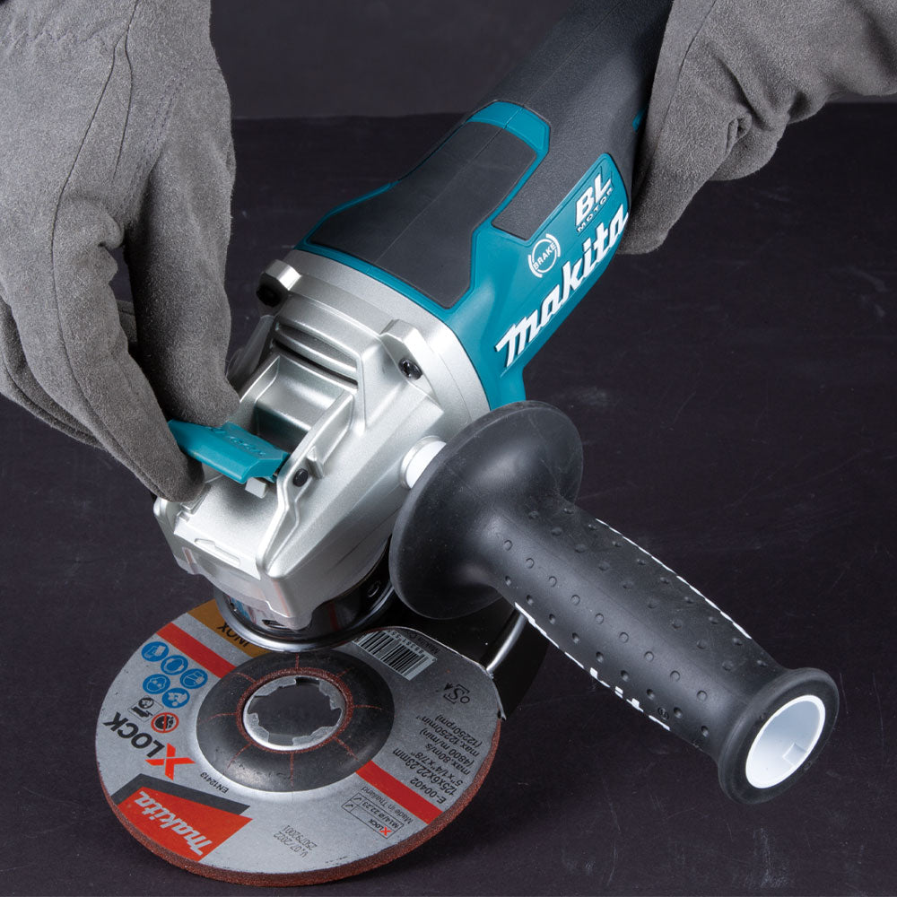 Makita DGA519Z, 18V LXT 5" Cordless Angle Grinder with X-Lock and Brushless Motor