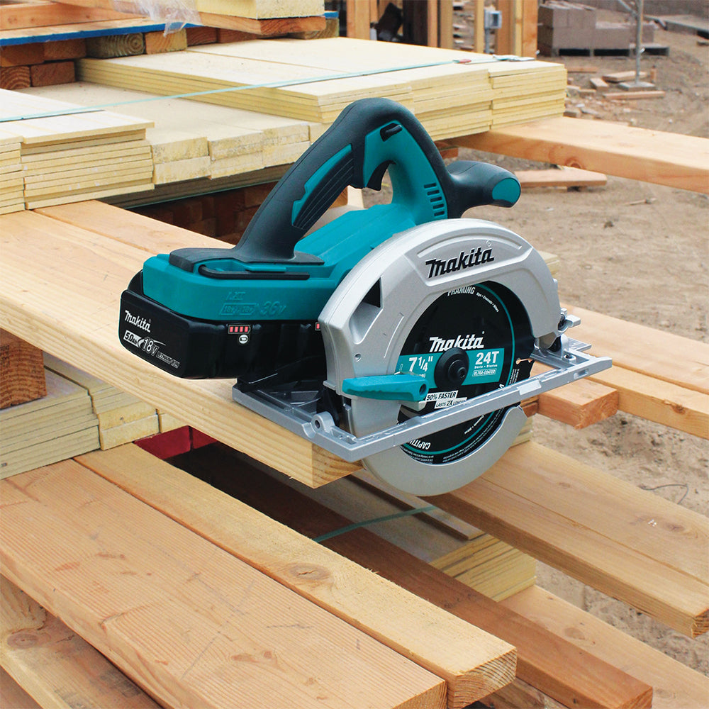 Makita DHS711Z, 36V1(8Vx2) LXT  Cordless 7-1/4" Circular Saw (Tool Only)