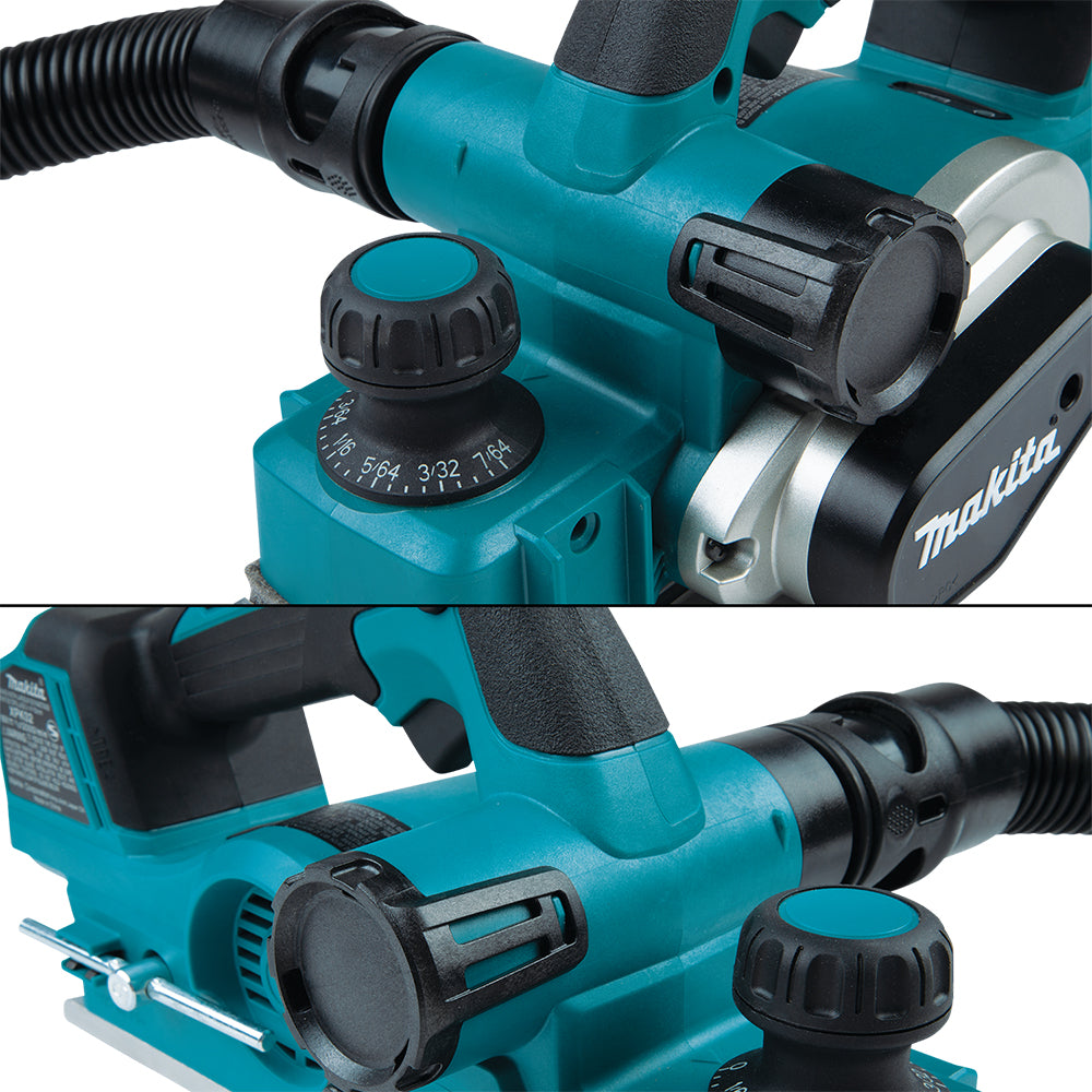 Makita DKP181Z, 3-1/4" Cordless Planer with Brushless Motor (Tool Only)