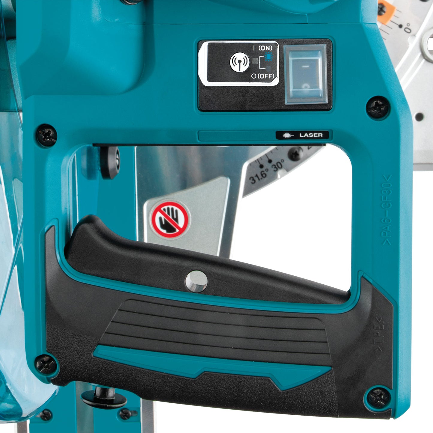 Makita DLS211Z, 12" Cordless Sliding Compound Miter Saw with Brushless Motor, Laser & AWS