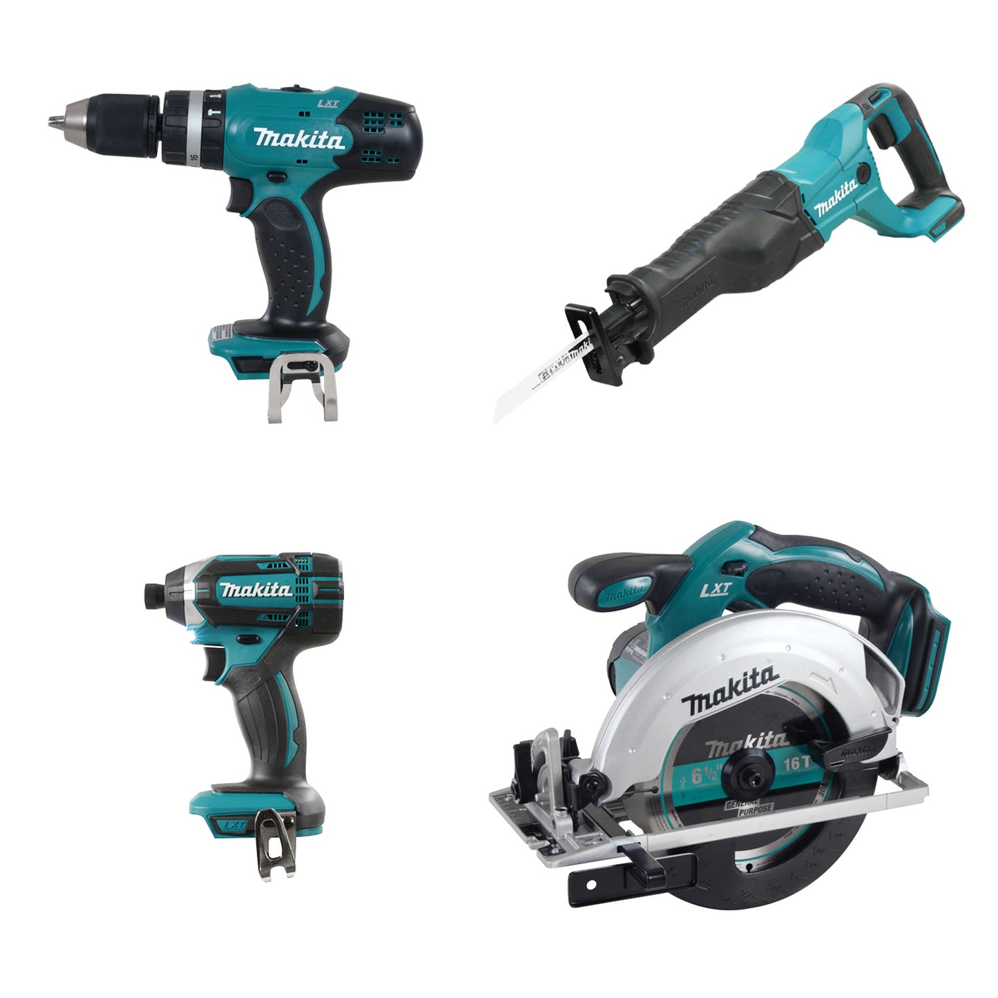 Makita DLX4057X1, 18V LXT 4-Tool Combo Kit (3.0 Ah)